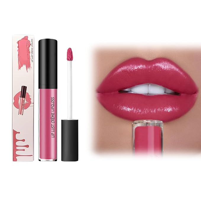 12 Color Cream Lip Gloss Lipstick PortableUpgraded Waterproof Long-Lasting Moisturizing Lip Lipsticks for Daily UseNon-Stick to Cup Natural Lipsticks for Home Travel Women (6)