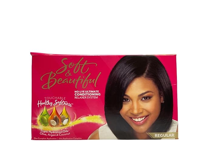 Soft &amp Beautiful No-Lye Kit [Regular] (Pack of 4)