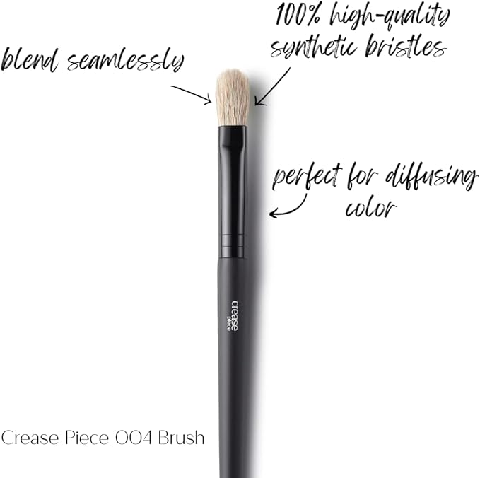 Classic Crease Brush Set ? Professional Eyeshadow Blending Brushes for Flawless Eye Makeup Application