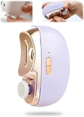 3 in 1 Automatic Electric Nail Clipper 2025 New Electric Toe Nail Clippers with Polishing for Seniors Adults Baby Automatic Electric Nail Clippers Nail File with LED Light &amp Storage Box (Purple)