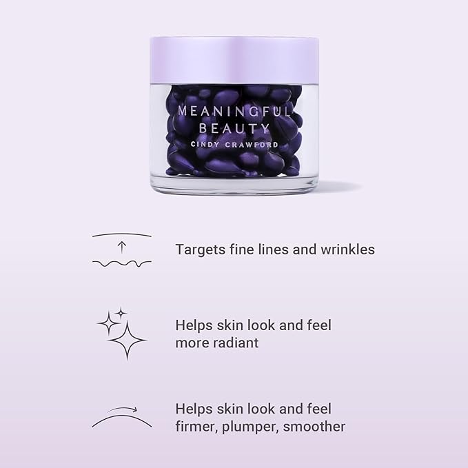 Meaningful Beauty Wrinkle Smoothing Capsules Advanced Formula With Hyaluronic Acid 20 Count