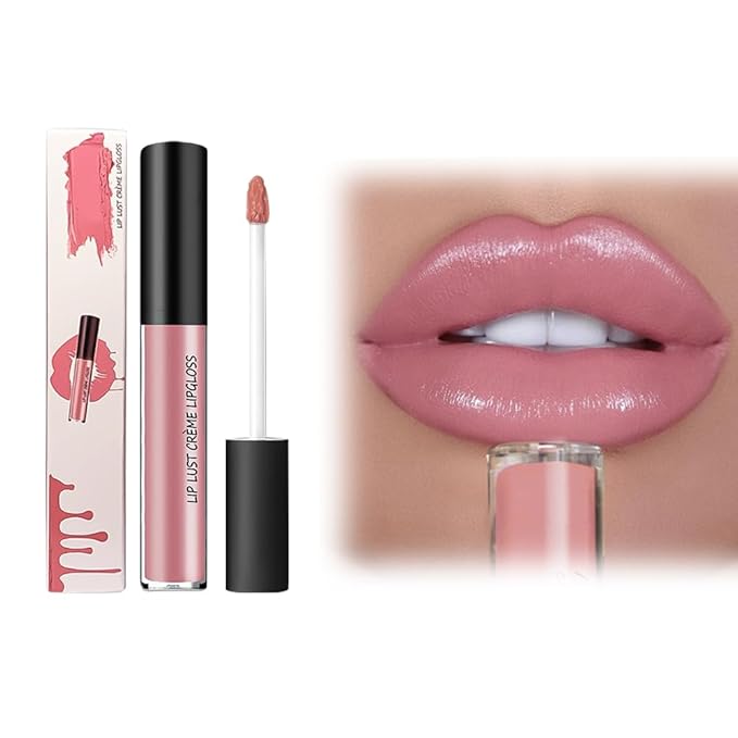12 Color Cream Lip Gloss Lipstick PortableUpgraded Waterproof Long-Lasting Moisturizing Lip Lipsticks for Daily UseNon-Stick to Cup Natural Lipsticks for Home Travel Women (3)