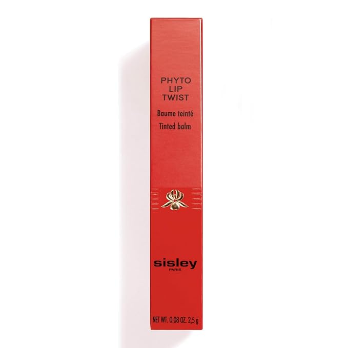 Sisley Paris Phyto-Lip Twist 6 Cherry - Tinted Lip Balm - Plumps &amp Smooths Lips - Smooth Glide-On Texture - Shiny Finish
