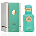 Soft Turquoise Long Lasting Arabian Perfumes for Women ? Eau de Parfum Spray 100ML (3.4 OZ) ? Floral Embrace of Strawberry Rose &amp Vanilla Musk Notes ? Ladies Perfume &amp Signature Gift for Wome