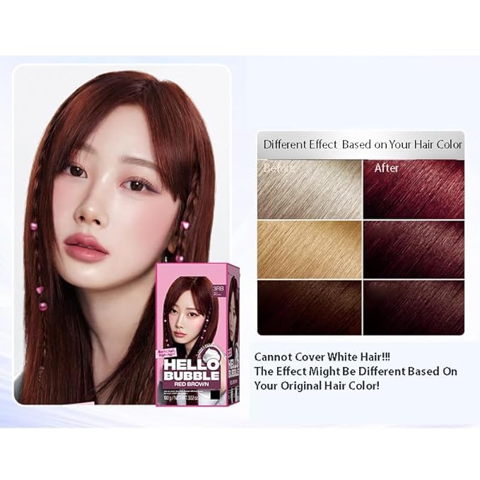 Hello Bubble Hair Color Color Dyeing Kit (3RB)