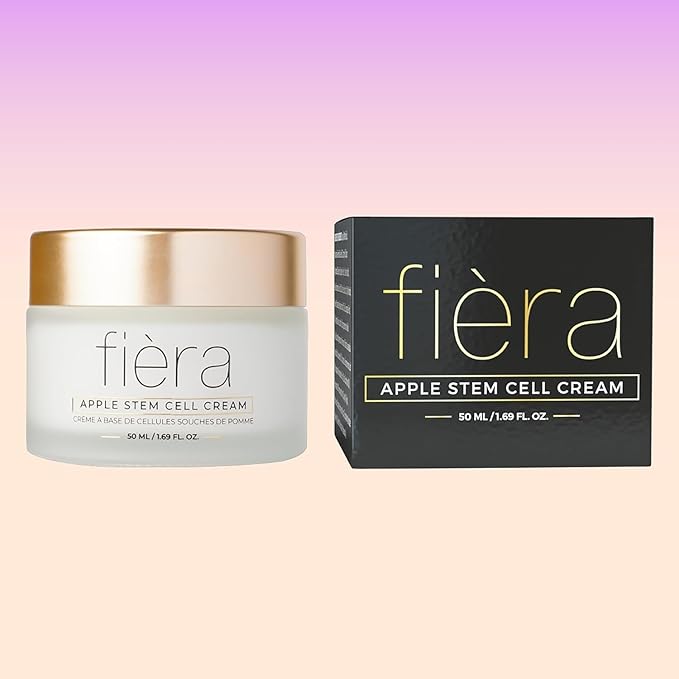 FI?RA 24-Hour Rejuvenating Face Cream with Apple Stem Cells - Anti-Aging Moisturizer for Mature Skin Day &amp Night Hydration Improves Skin Tone and Elasticity - 3.38 FL. OZ. / 100 ML (2 Pack)