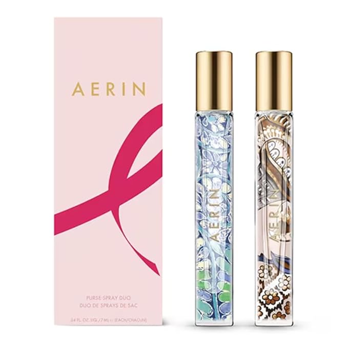 Aerin Fragrance Collection Purse Spray Duo - Includes Mediterranean Honeysuckle and Amber Musk