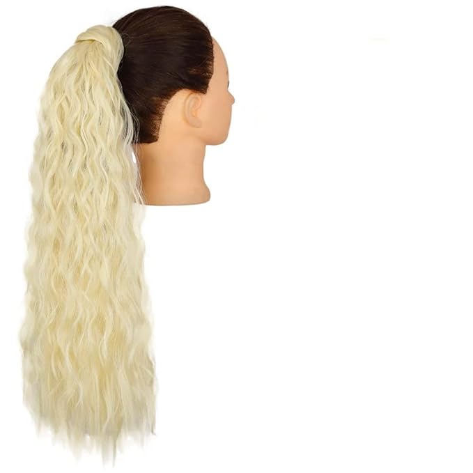 Hair Chignon Set Of 1 Synthetic Messy Bun Curly Wavy Wig Wraparound Ponytail Extensions Bun Hair Accessories for Women Hair Pieces For Women(Q19-613)