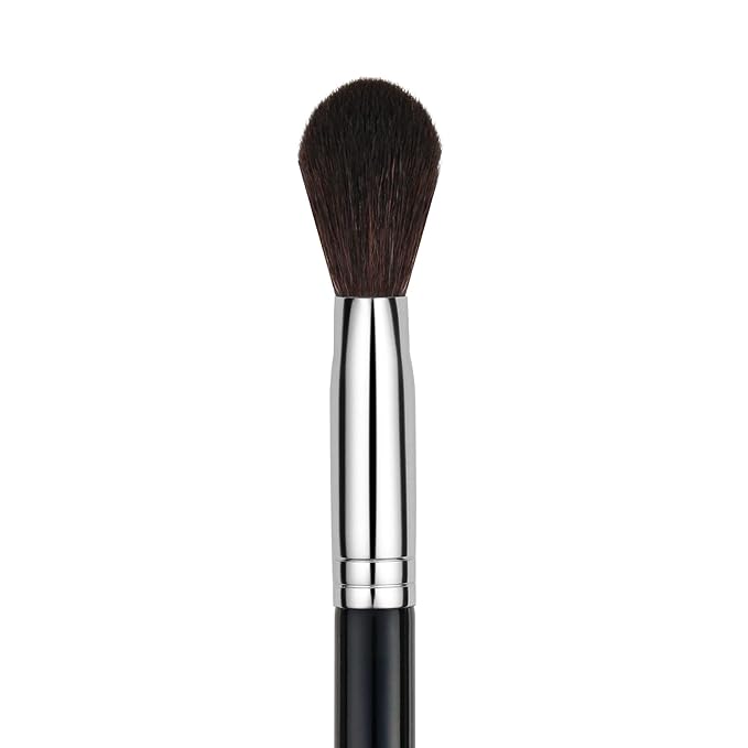 Bdellium Tools Professional Makeup Brush - Maestro Series 962 Slanted Blusher - With Mix of Soft Synthetic &amp Natural Fibers For Contour &amp Highlight (Black 1pc)