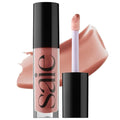 Saie Glossybounce - Hydrating Lip Gloss and Tinted Lip Oil Hybrid with Hyaluronic Acid &amp Jojoba Oil for Non-Sticky Ultra-Shiny Plump &amp Soft Lips - Everyday Makeup Essential - Dip (.17 oz)