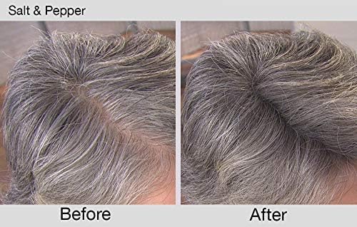 Joan Rivers Great Hair Day Root Touch Up Powder Duo - Fill-in Powder for Thicker Fuller Looking Hair (Salt &amp Pepper)