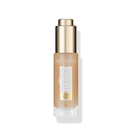 SKIN&ampCO Truffle Therapy Shimmering Facial Oil 1 FL OZ ? Hydrating &amp Radiance-Boosting Moisturizer for All Skin Types ? Luxurious Natural Oils with Antioxidants ? Made in Italy
