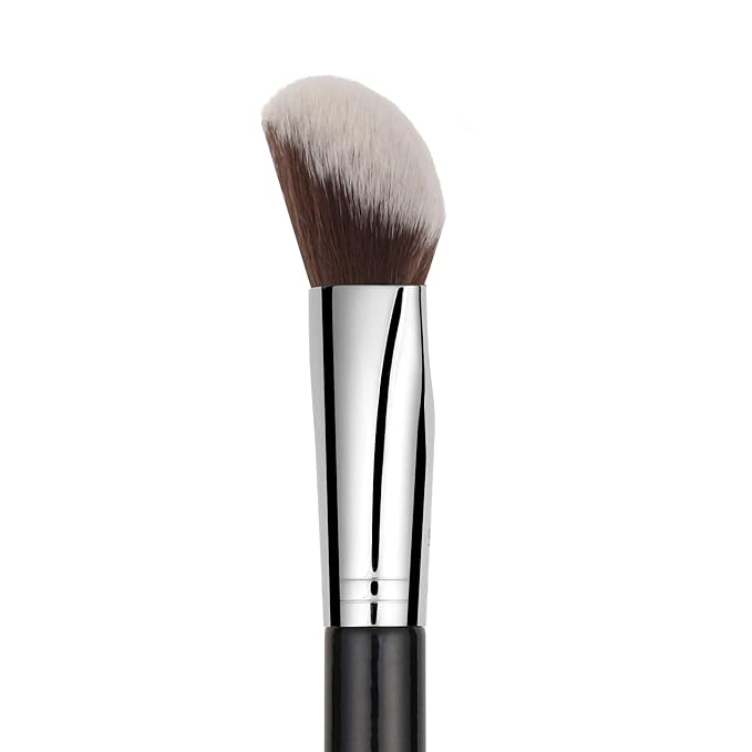 Bdellium Tools Professional Makeup Brush - Maestro Series 968 BDHD Phase II Small Foundation/Contour - With Soft Synthetic Fibers For Versatile Application &amp Blending (Black 1pc)