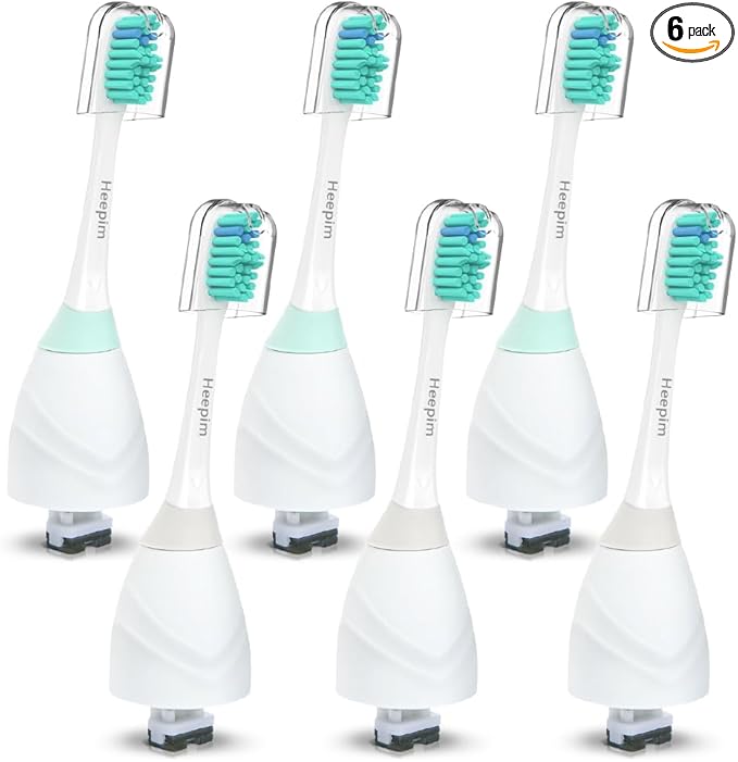 Replacement Toothbrush Heads for Philips Sonicare Electric Toothbrush Replacement Brush Heads Compatible with Philips Sonicare Electric Toothbrush 6Pack