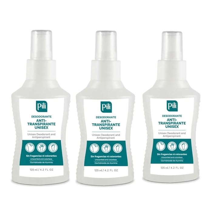 Pili desodorante antitranspirante unisex (3 Pack) unisex antiperspirant deodorant pili