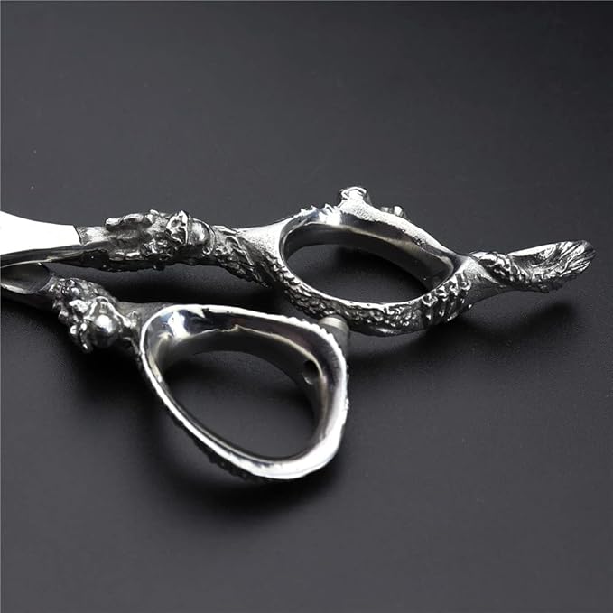 6/7/8/9-inch professional hair clipper set stainless steel sharp hair clippers hairdresser specific scissor (8 Inch Flat Scissors)