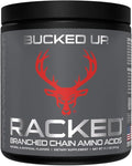 Bucked Up- BCAA RACKED??Branch Chained Amino Acids | L-Carnitine Acetyl L-Carnitine GBB | Post Workout Recovery Protein Synthesis Lean Muscle BCAAs That You Can Feel! 30 Servings (Blood Raz)