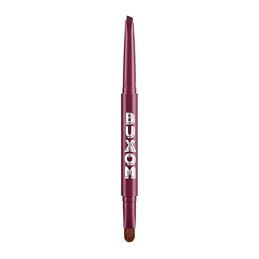 BUXOM Power Line Plumping Lip Liner Long Lasting Waterproof &amp Retractable Lip Pencil Moisturizing Formula with Peptides &amp Vitamin E Matte Finish Cruelty-Free No Sharpening Needed