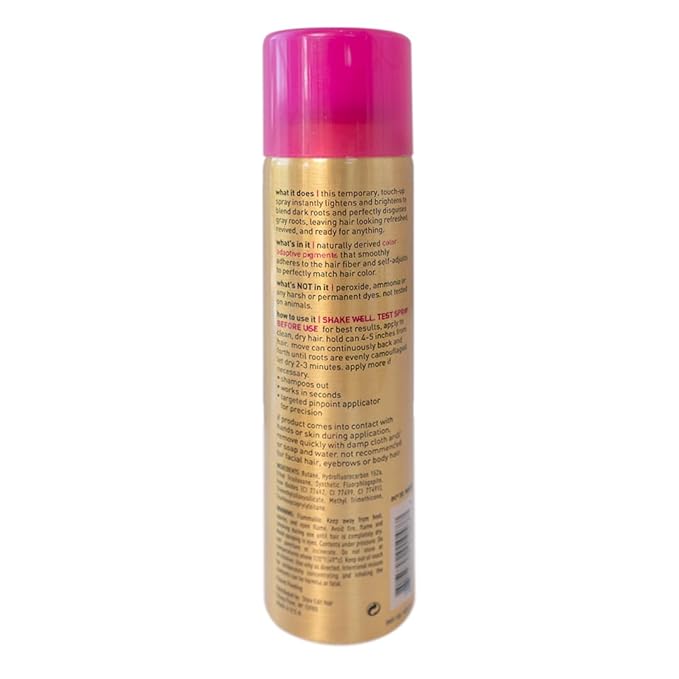 STYLE EDIT MEDIUM BLONDE Root Concealer Touch Up Spray Instantly Covers Greys And Dark Roots - Professional Salon Quality Blonde Perfection Grays Cover Up Hair Products for Women 4 Ounce PACK OF 5