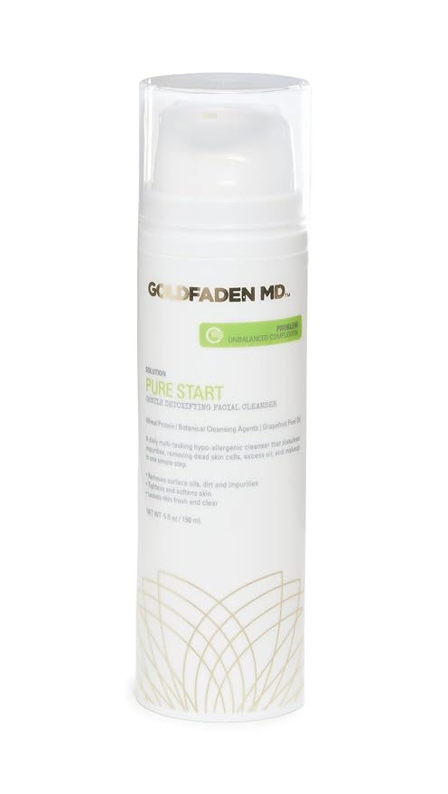 GOLDFADEN MD Pure Start Gentle Detoxifying Natural Facial Cleanser 5 Fl Oz