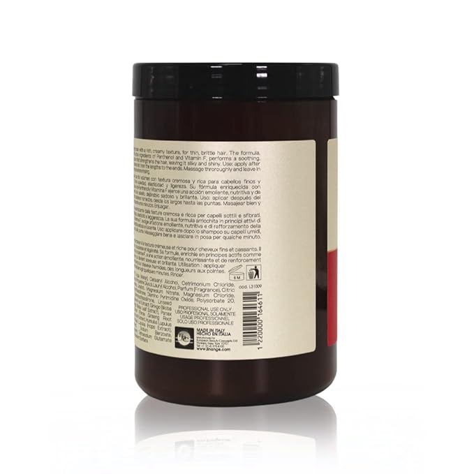 LINANGE Energyplex Hair Stimulating Mask - Nourishing Treatment for Weak and Brittle Hair 1000ml / 33.8 fl oz
