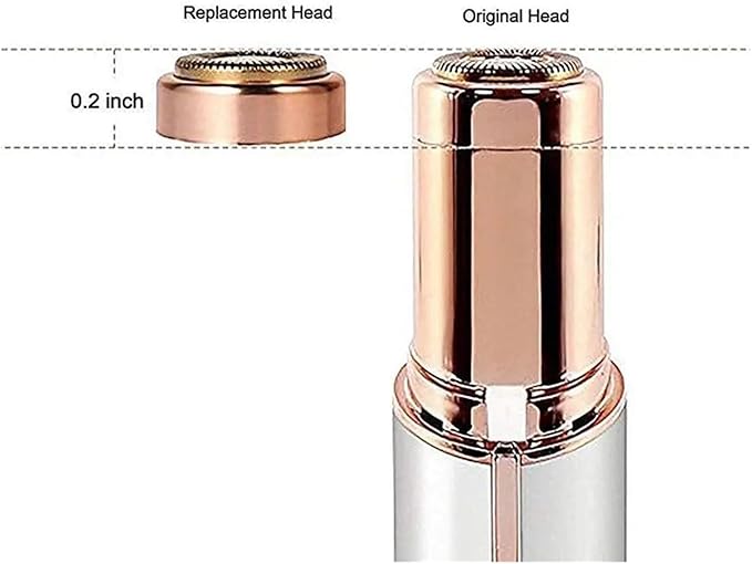 for Flawless Hair Remover 1/2/3/4/6/8/9/12 Pcs Replacement Heads Count Replacing Blades for Gen1 Lipstick Shaped Hair Remover(8pcs)
