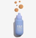 Undefined Beauty R&ampR Sun Serum SPF 50 PA++++ Tinted Mineral Sunscreen with Niacinamide Water Resistant Broad Spectrum Protection &amp Blue Light Defense (Medium Tint)
