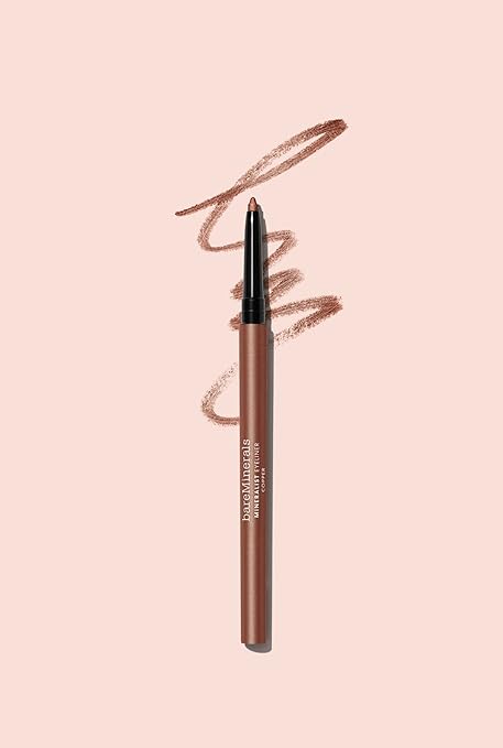 bareMinerals Mineralist Lasting Eyeliner Mineral-Based Waterproof Eyeliner Long-Lasting Color Smudge-Proof Transfer-Proof Retractable Vegan