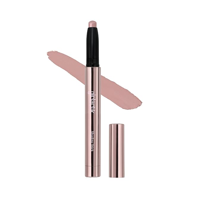 Girlactik Creamy Eyeshadow Stick- Long Lasting and Water-Resistant Shimmering and Matte Colors Eye Shadow Stick Makeup Built-in sharpener - 2 g / .07 oz (Blush)