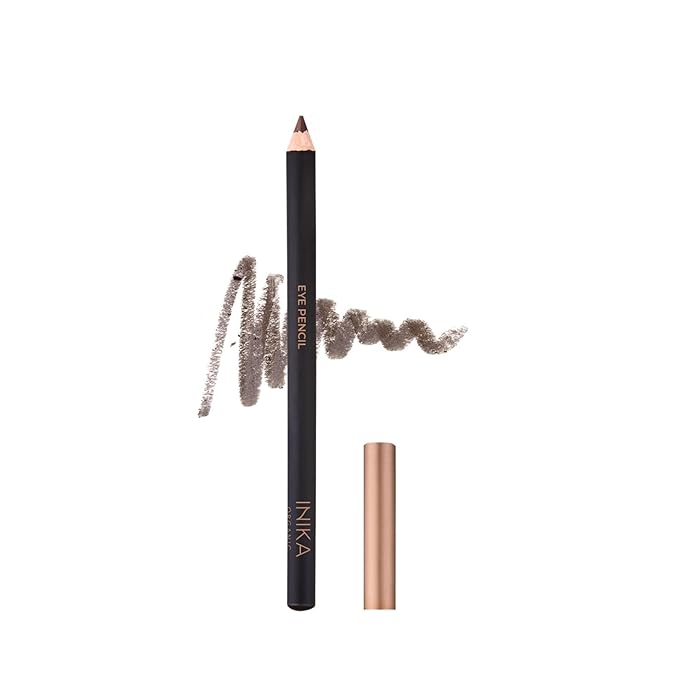 INIKA Organic Hypoallergenic Vegan Eye Pencil: Long-Lasting Water-Resistant Makeup Richly Pigmented with Vitamin E and Coconut Oil Gentle for Sensitive Eyes Cruelty-Free &amp Sustainable Packagin