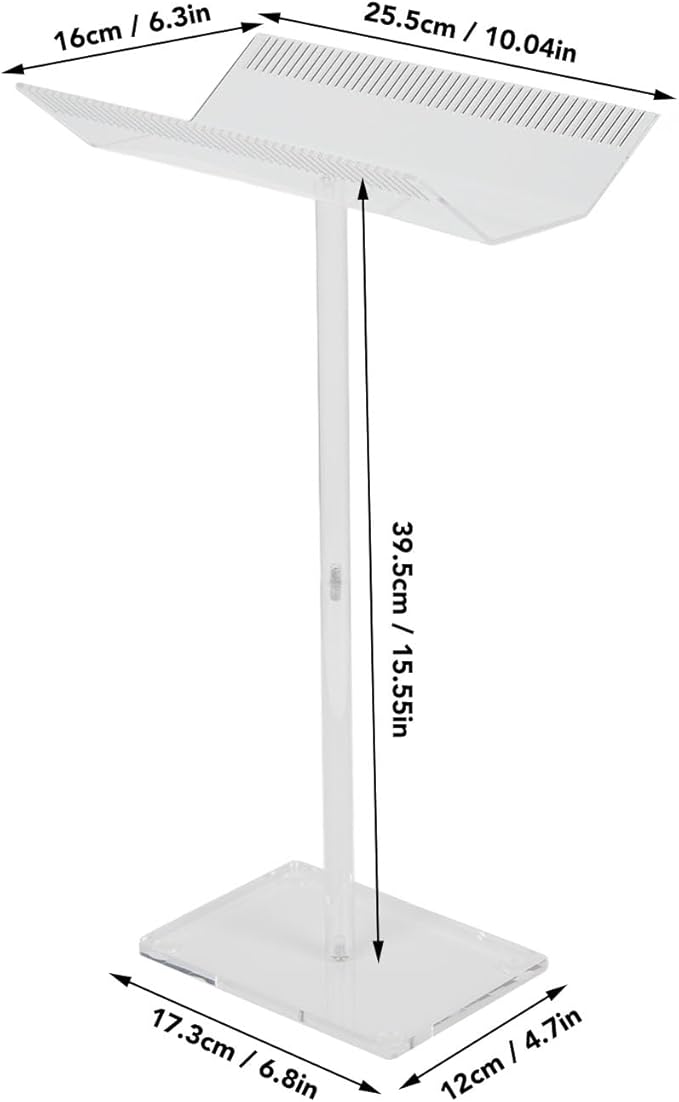 Zetiling Acrylic Hair Extension Holder Double Sided Transparent Hair Rack Stand for Wigs Adjustable Height Braiding Hair Separator Organizer Large Capacity Wall Mounted Installation