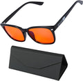 100% Blue Light Blocking Glasses - Women + Men - Better Sleep - Anti Eye Strain Protection - Computer Screens Gaming