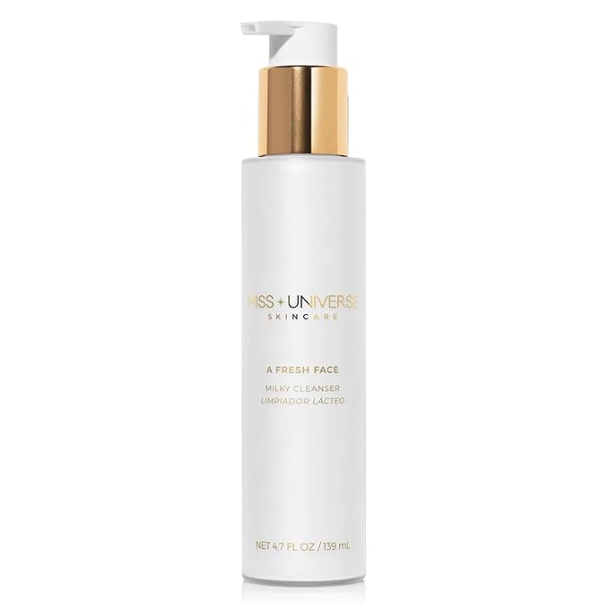 A Fresh Face Cleanser 4.7 fl oz Foaming Face Wash for Women and Men Facial Skin Care Product with Lactic and Hyaluronic Acids Hydrating Facial Cleanser and Makeup Remover
