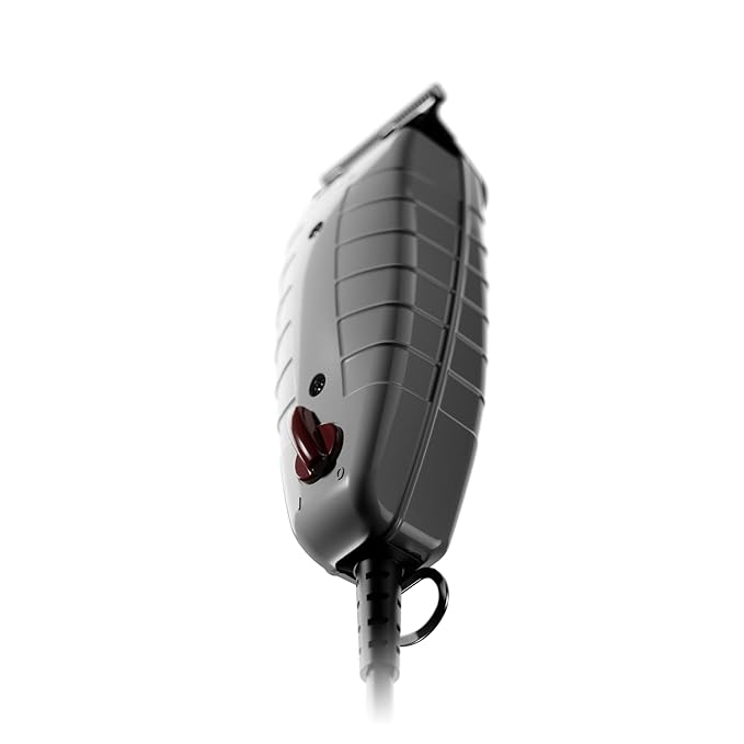 Andis 04780 Professional T-Outliner Beard &amp Hair Trimmer for Men with Carbon Steel T-Blade Bump Free Technology ? Corded Electric Beard Trimmer GTO Grey