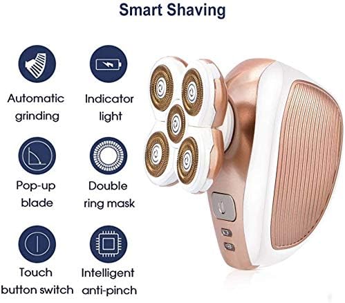 Painless Electric Razor for Women Rechargeable Waterproof Electric Shaver Cordless Hair Remover for Legs Face Lips Bikini Body Trimmer - As Seen On TV (Upgraded)