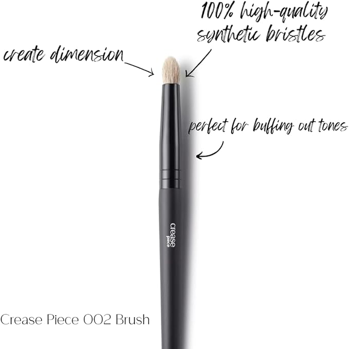 Classic Crease Brush Set ? Professional Eyeshadow Blending Brushes for Flawless Eye Makeup Application
