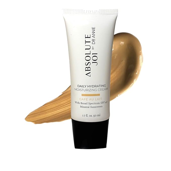Daily Hydrating Moisturizing Cream SPF 40 Tinted Mineral Sunscreen Broad-Spectrum &amp Blue Light Blocking Fragrance-Free for Sensitive Skin Available in Two Sheer Tints 1.7 oz