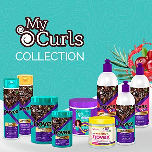 Novex My Curls Deep Conditioning Hair Mask Cream (35.2oz) Moisturizing Treatment Defines Curls Controls Volume Reduces Frizz Adds Softness for All Curly Hair Types