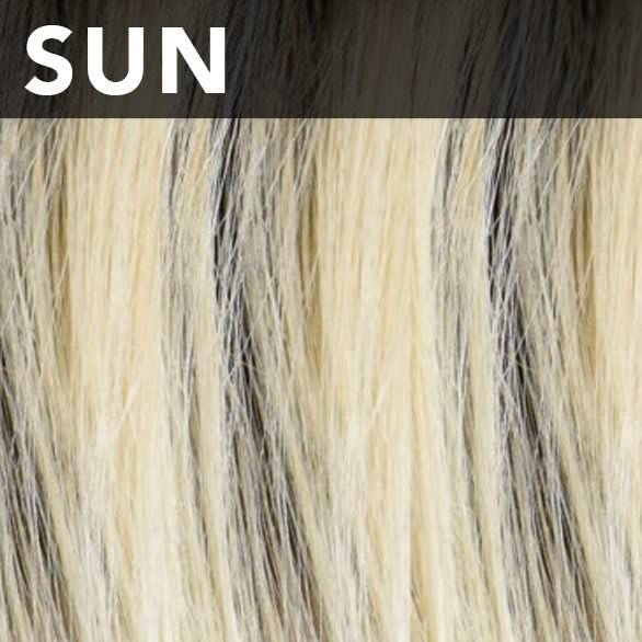 VANESSA Fashion Wigs Short Length Layered Wavy Style with Swept Bang Synthetic Hair Wig - TONA (SUN)