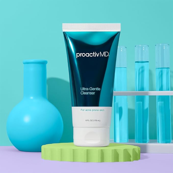 ProactivMD Ultra Gentle Face Cleanser - Daily Face Wash for Sensitive Skin Soothing Green Tea Facial Wash for All Skin Types - 6 oz.