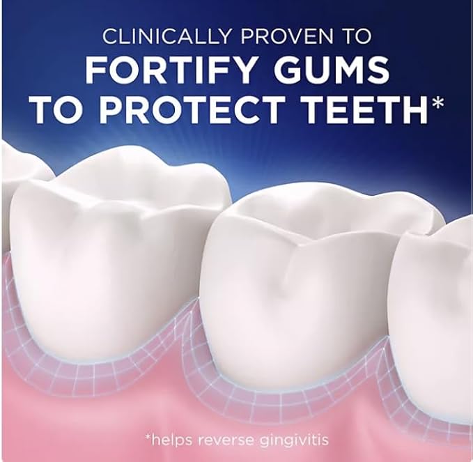 Pro-Health Gum Detoxify Ultra Toothpaste with Gentle Whitening 4.7 oz (Pack of 3) Gum and Enamel Protection Bundle with Stainless Steel Tongue Cleaner Pro