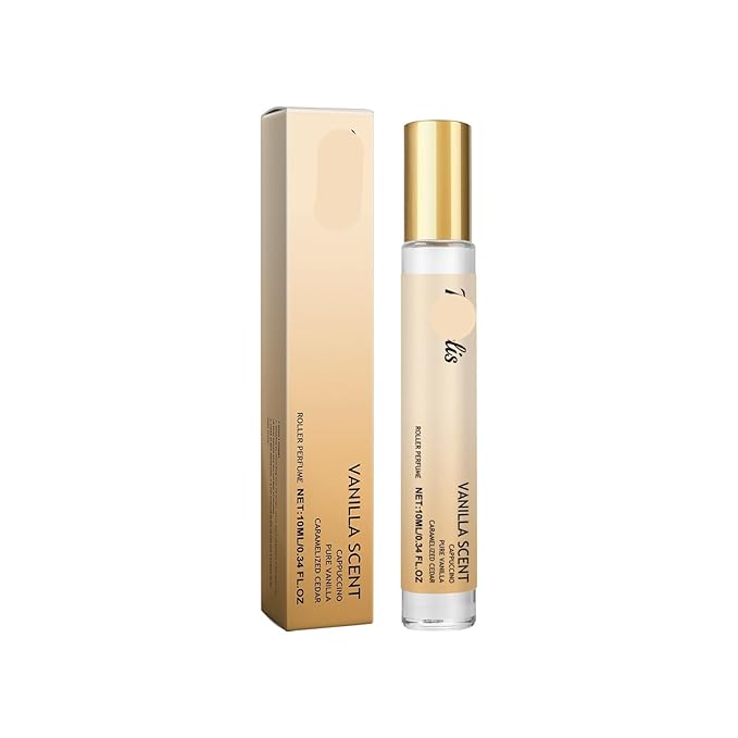 Charming Roll-On Perfume - Long-Lasting Fresh Cappuccino Allure Portable Fragrance For All-Day Elegance(2PCS)
