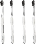 LINHART Extra Soft Toothbrush ? Teeth Whitening Toothbrush with Multi Length Bristles 4 Pack