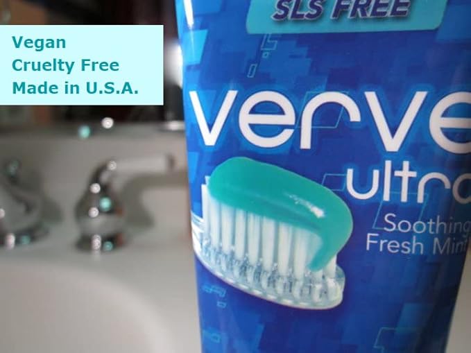 Verve Ultra SLS-Free Toothpaste with Fluoride 4.5 oz. (Pack of 4)