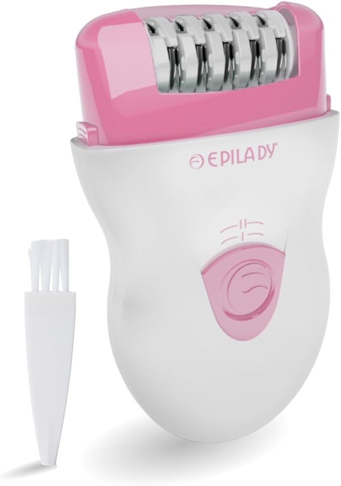 Epilady Speed Corded Epilator for Women ? Dual-Speed 40-Disc Root Hair Removal Device for Legs Underarms and Bikini Area Compact Waterproof Anti-Pinch Design for Smooth Long-Lasting Results