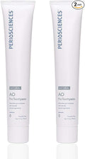 PerioSciences AO Pro Natural Toothpaste with Nano Hydroxyapatite Remineralizing Fluoride Free SLS Free Gluten Free 3 fl oz / 90ml - Pack of 2