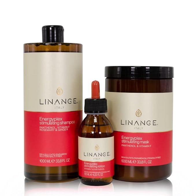 LINANGE Energyplex Hair Stimulating Mask - Nourishing Treatment for Weak and Brittle Hair 1000ml / 33.8 fl oz