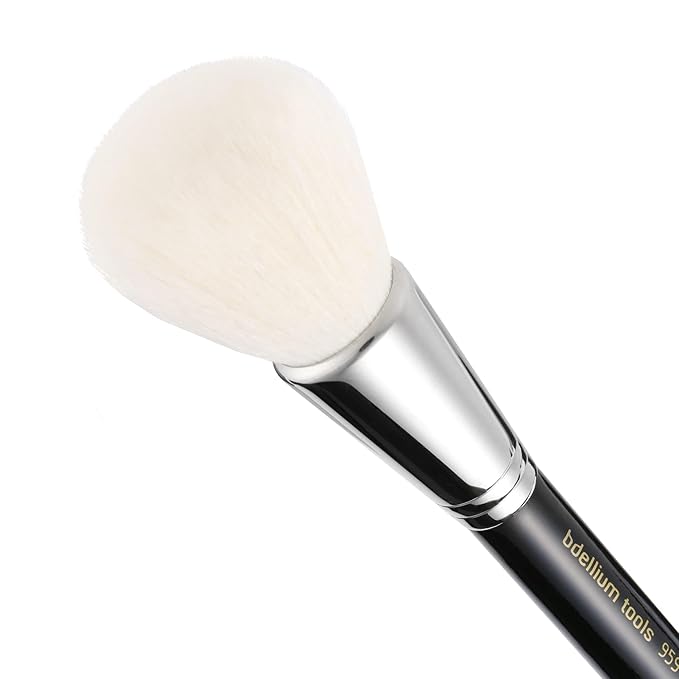 Bdellium Tools Professional Makeup Brush - Maestro Series 959 Powder Blending - With Soft Synthetic Fibers For Powder Blending (Black 1pc)