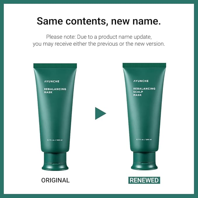 AYUNCHE Rebalancing Hair Mask 6.7 fl. oz. (200ml) [For All Hair Types] | Healthy &amp Strong Scalp and Hair Pack | Anti-Hair Loss Hair Treatment | Deep Conditioner | Korean Salon Brand