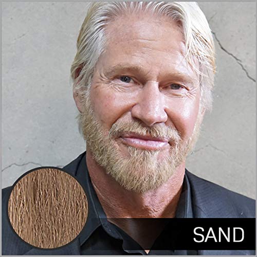 VOLT Grooming Temporary Instant Beard Color Single Pack - Quick Drying Plant Based Hypoallergenic Brush on Color for Beards Mustaches and Eyebrows - 0.35 Fl Oz (10 ml) Sand (Blonde)